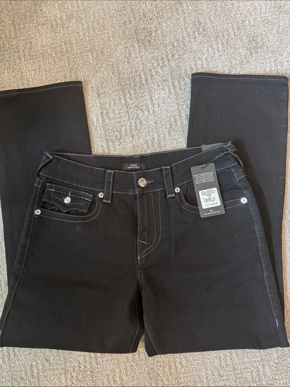True Religion black flap